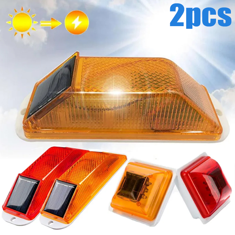 Sos Light Strobe - مصباح تحذير ستروب شمسي قابل لإعادة
