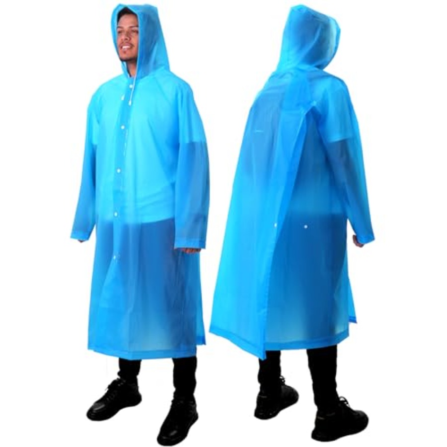 Emergency Poncho Rain - معاطف مطر قابلة لإعادة الاستخدام من
