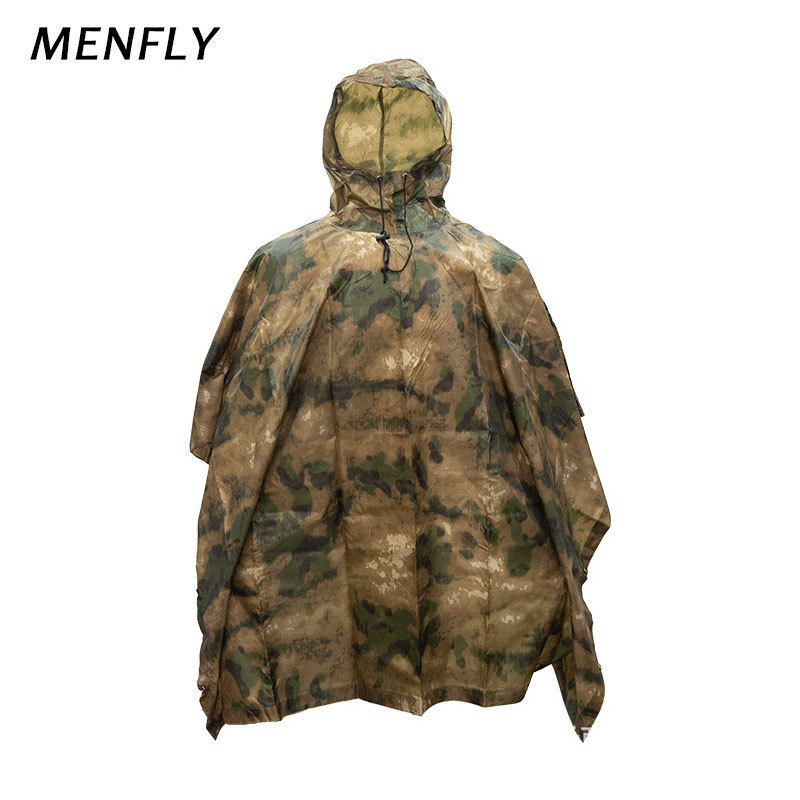 MENFLY ATFG موس التمويه التكتي - مراجعة Emergency Poncho Rain وسعره