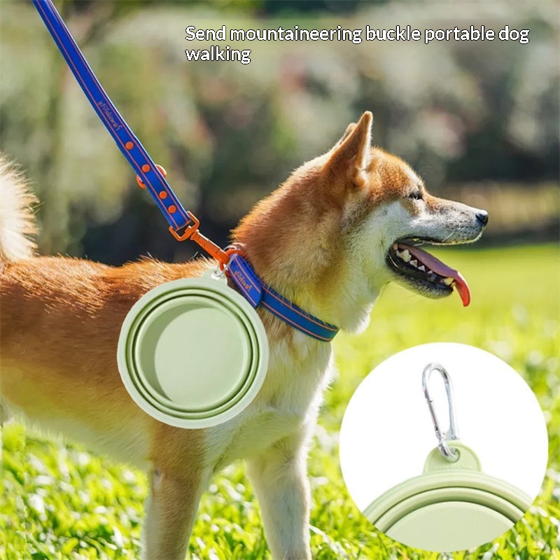 وعاء طعام وماء للكلاب من السيل - مراجعة Water Bag Collapsible وسعره