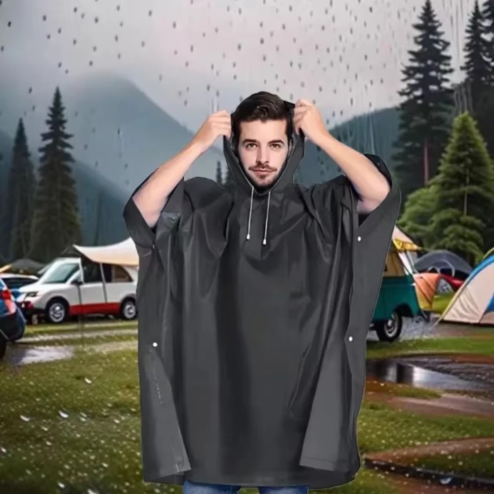 معطف واقٍ من المطر 3 في 1 مقاو - مراجعة Emergency Poncho Rain وسعره