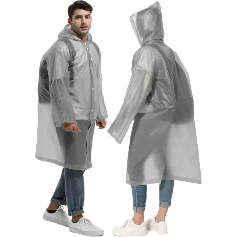 معاطف مطر قابلة لإعادة الاستخد - مراجعة Emergency Poncho Rain وسعره