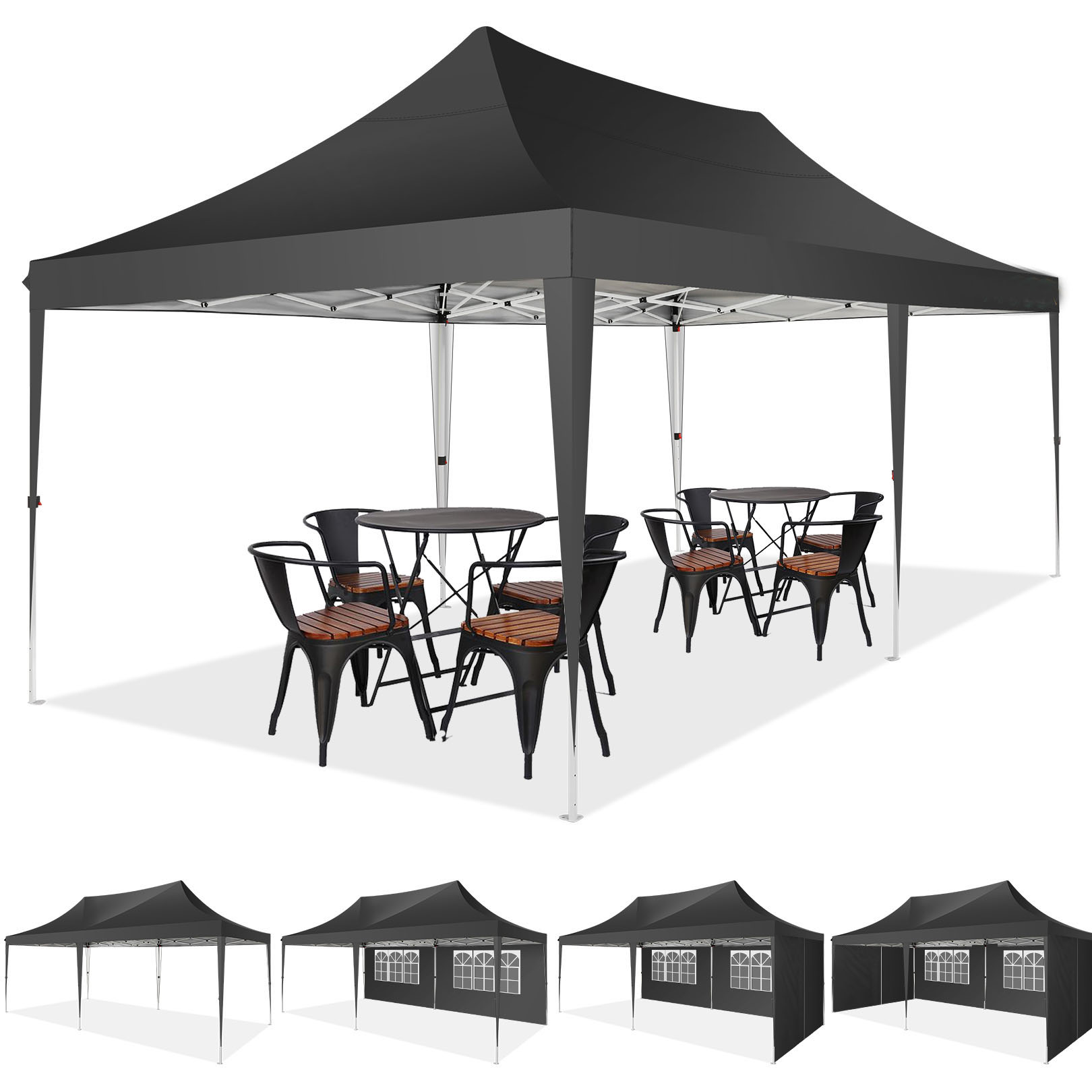 خيمة قابلة للطي 10×20 مع 6 جدر - مراجعة Emergency Mylar Tent وسعره